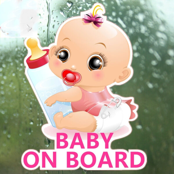 Baby On Board Car Reflective Sticker