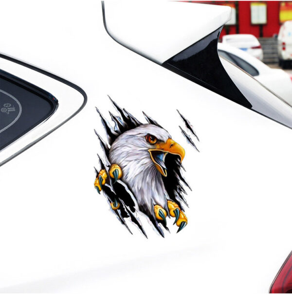 3D Simulation Cartoon Car Sticker